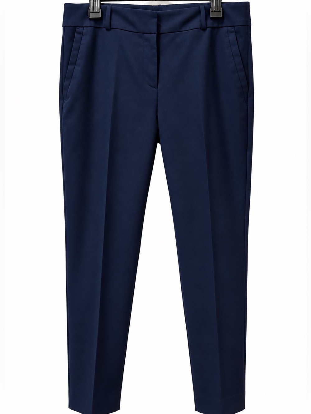 Loft Modern Skinny Navy Blue Tailored Slim Ankle Dress Pants Trousers size 14
